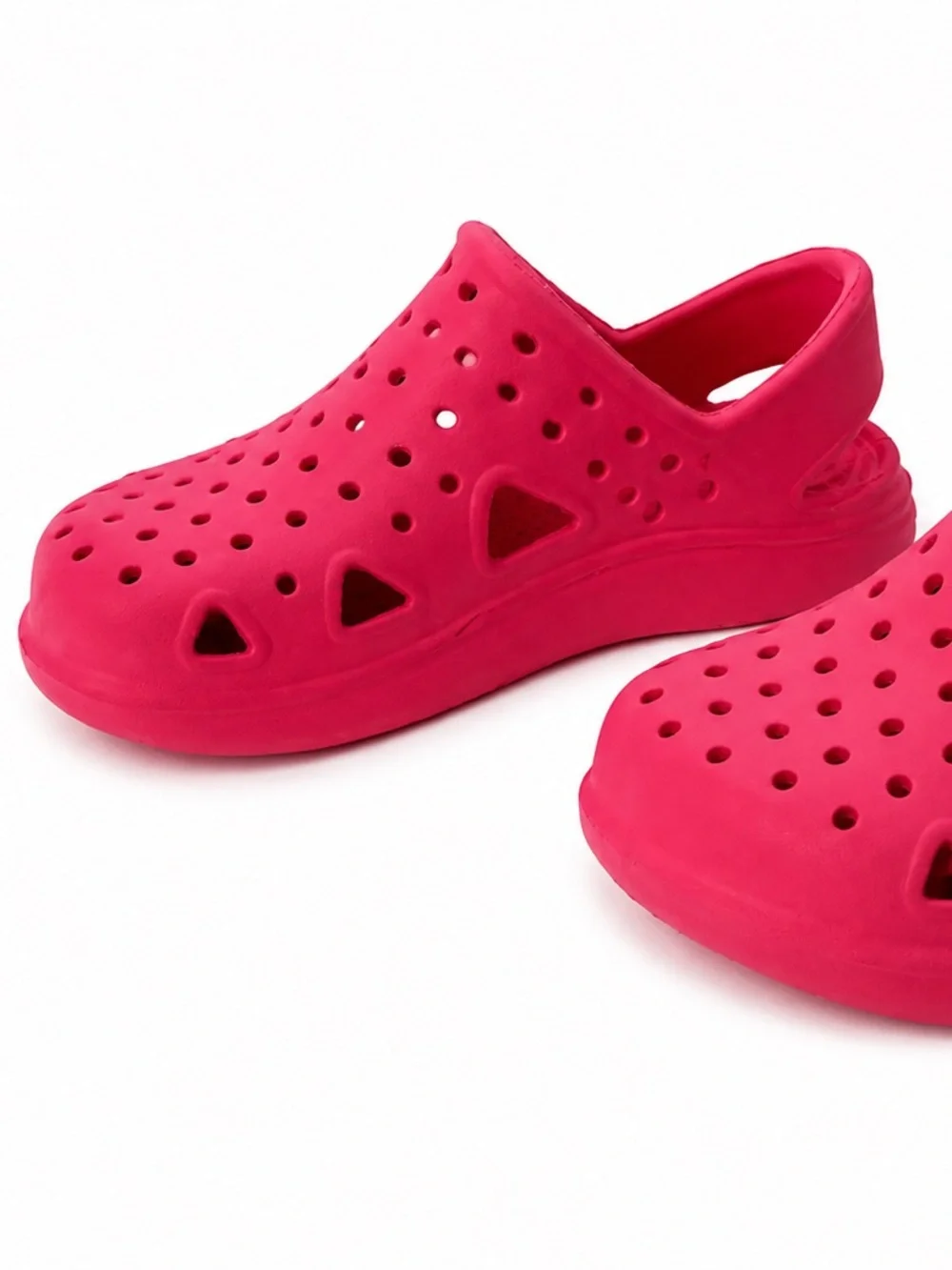 totes Toddler Hot Pink Splash & Play Clog Slide Sandals with Heel Strap - Size 6